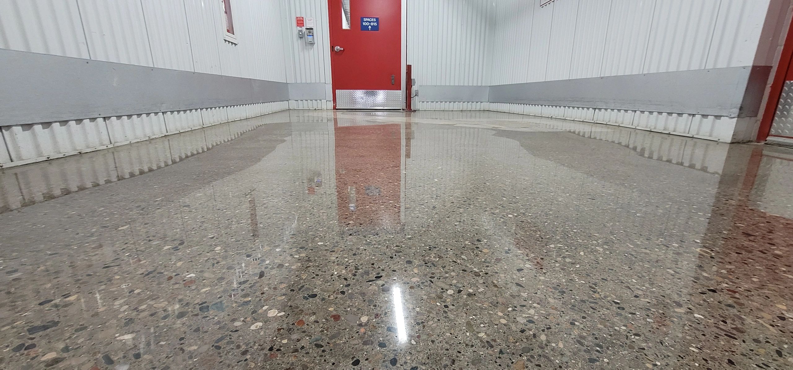 Concrete polishing